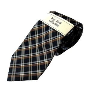 Men's Tie Sugar Chicago 58 x3.75" Wye Knot Collection Silk Classic Necktie